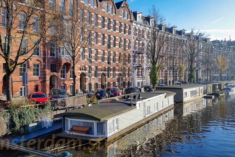 Amsterdam: canal dans le Jordaan