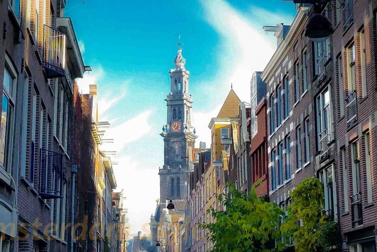 Amsterdam: église dans le Jordaan