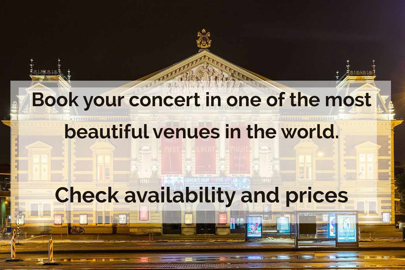 book Concertgebouw Amsterdam